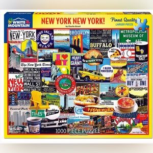 White Mountain New York New York! 1000-piece Puzzle